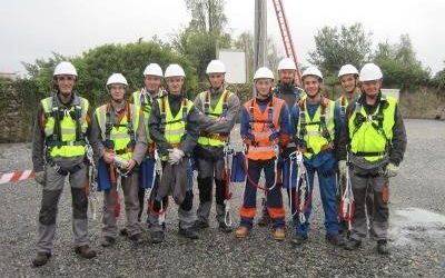 Formation Monteurs réseaux – des stagiaires aptes à une 1è période en entreprise