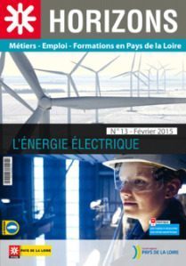 Le lycée à la une du numéro spécial de l’Onisep, dédié aux formations de l’électricité.