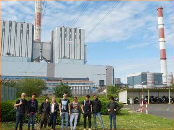 Visite de la centrale de Cordemais