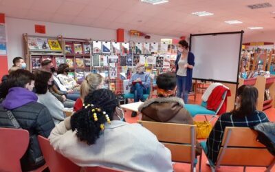 Jeunes En Librairie : rencontre des TMA-TCOM avec Marie-Anne Lacoma, éditrice