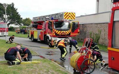 Exercice d’entraînement des pompiers